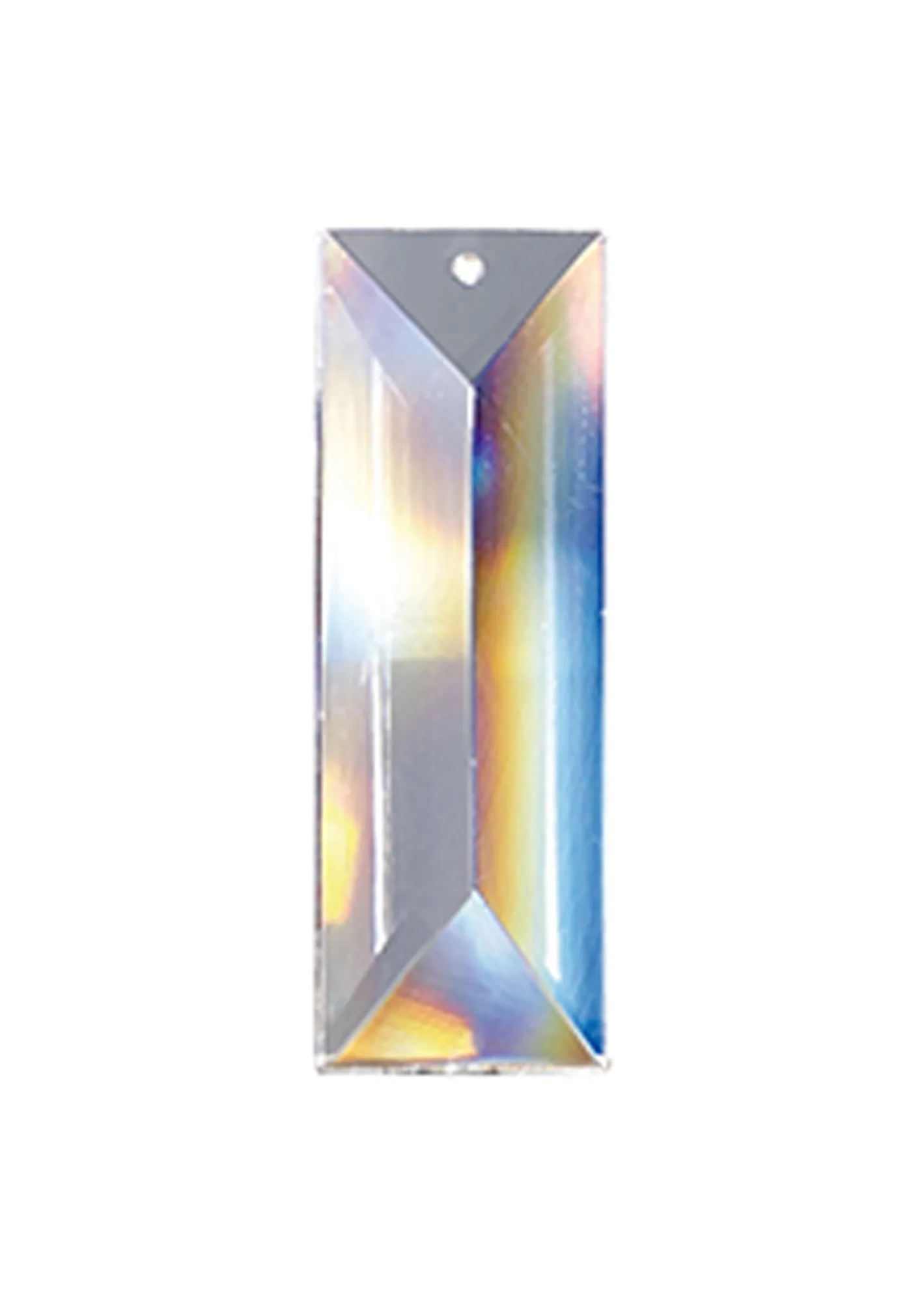 Crystal Rectangle Without Ring 96x22mm 2 Holes C70097  Diyas Crystal Quadrilateral